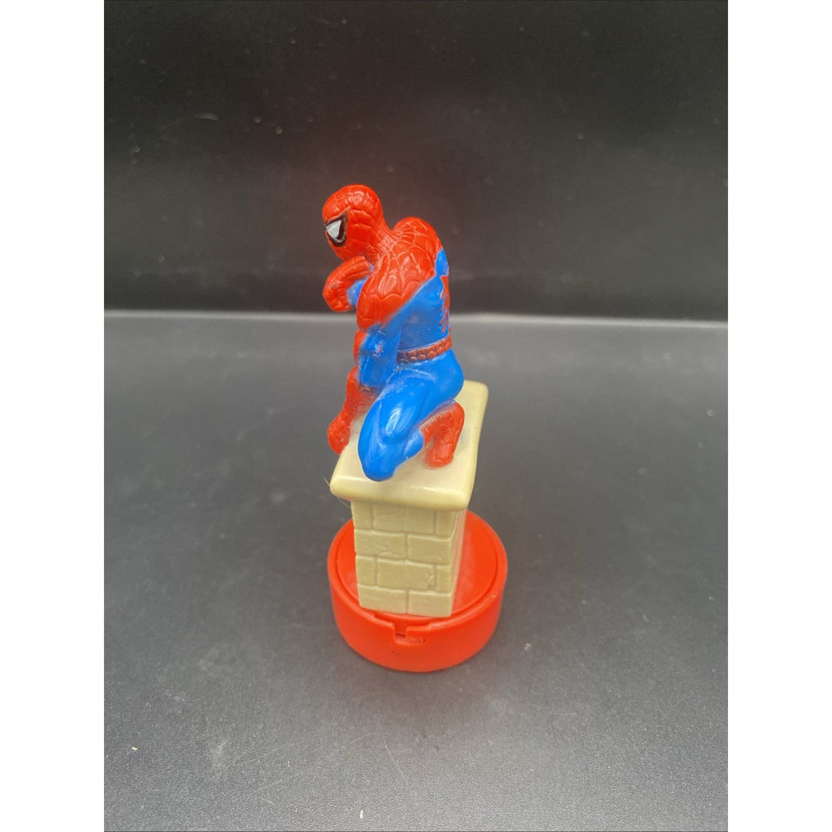 VTG Marvel Comics Spiderman Figural pvc stamper figure great molding NM+