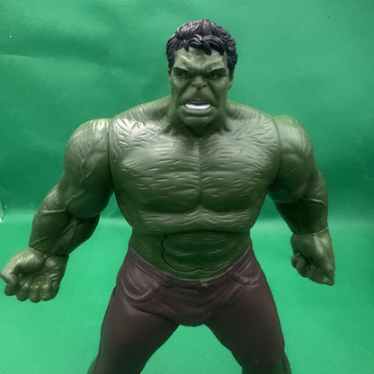 2012 Marvel Hasbro INCREDIBLE HULK 10" Talking Smash Action Figure Avenger-WORKS