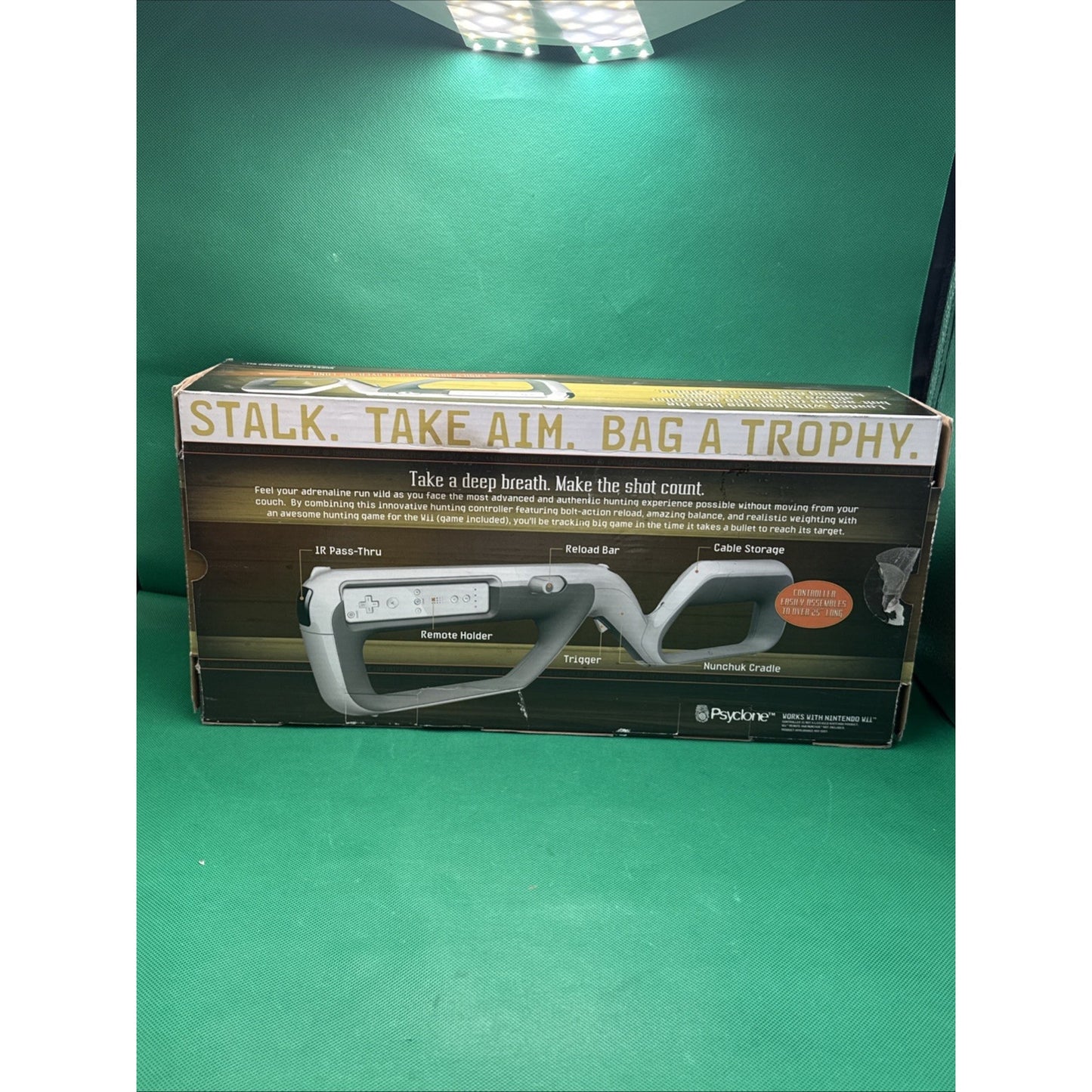 Psyclone The Hunt Nintendo Wii Bundle Used Open Box Incomplete