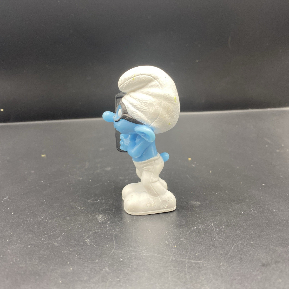 2011 McDonald's Brainy Smurf Animation Figure The Smurfs 2.75"