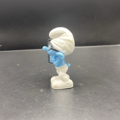 2011 McDonald's Brainy Smurf Animation Figure The Smurfs 2.75"