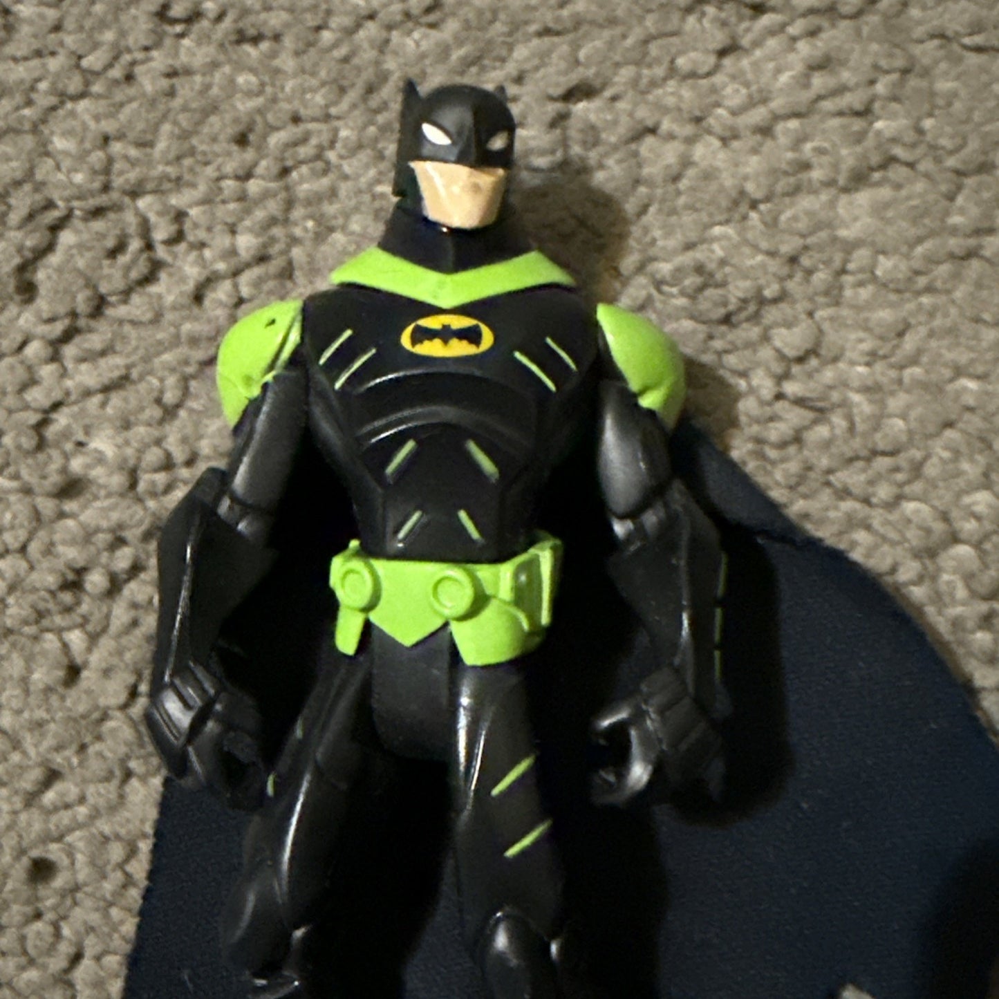 2005 Batman Animated Series Neon Green & Black Figurine Toy Action Figure
