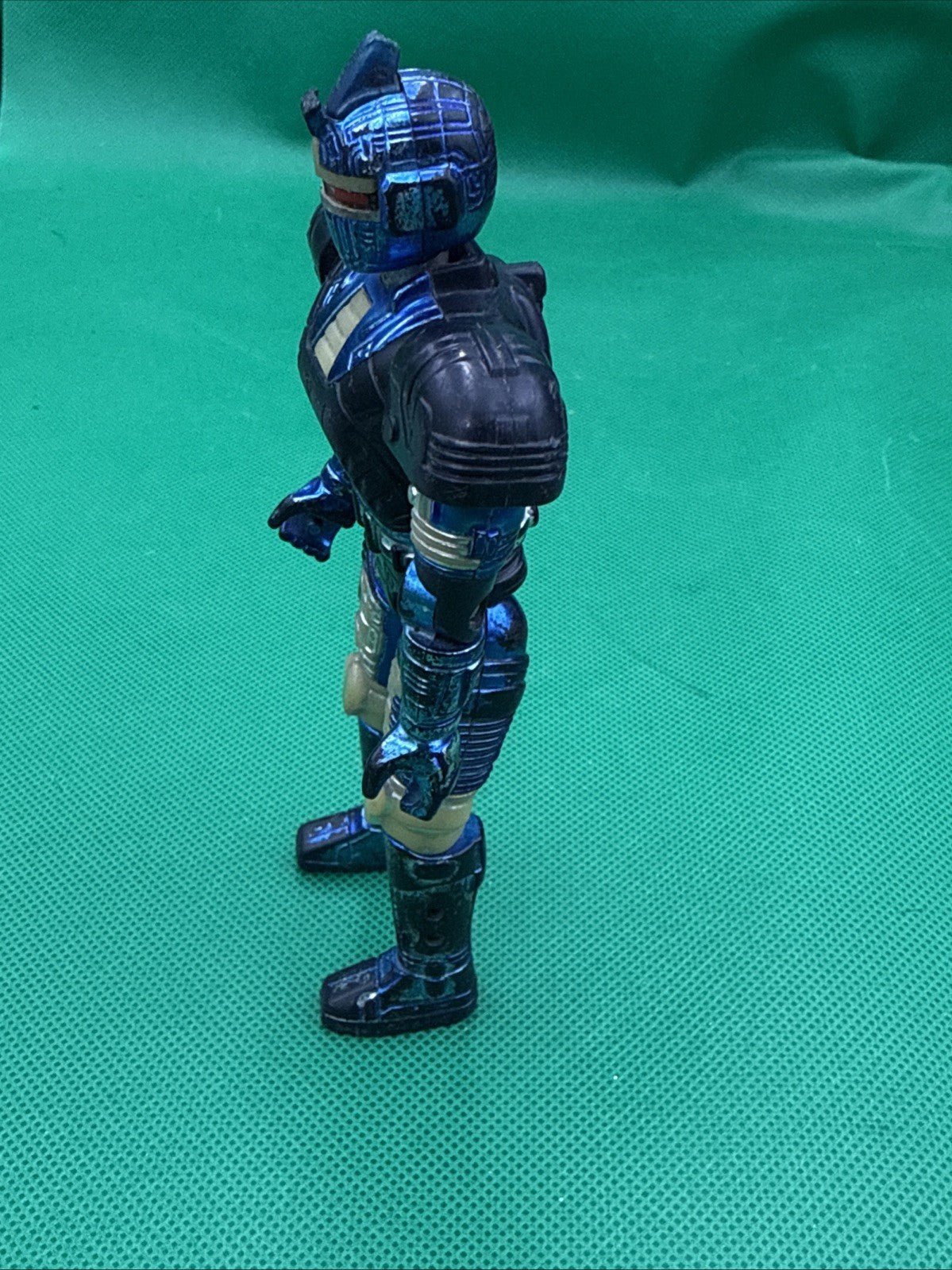 Beetleborgs Blue Stinger AV Bandai Saban's Beetle - Borgs 1996 Toy Figure - toyscardscomics
