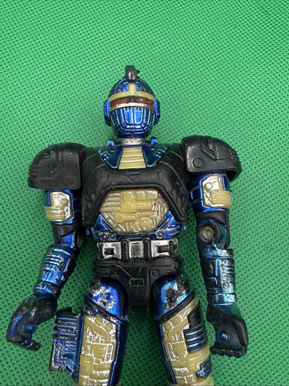 Beetleborgs Blue Stinger AV Bandai Saban's Beetle - Borgs 1996 Toy Figure - toyscardscomics