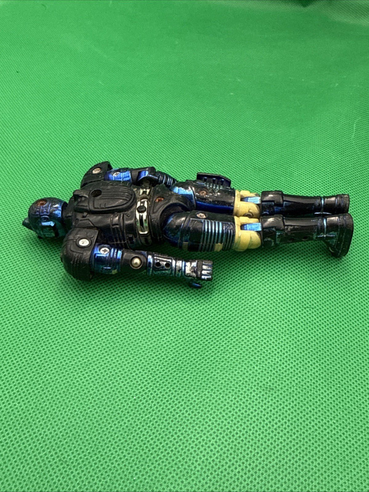 Beetleborgs Blue Stinger AV Bandai Saban's Beetle - Borgs 1996 Toy Figure - toyscardscomics