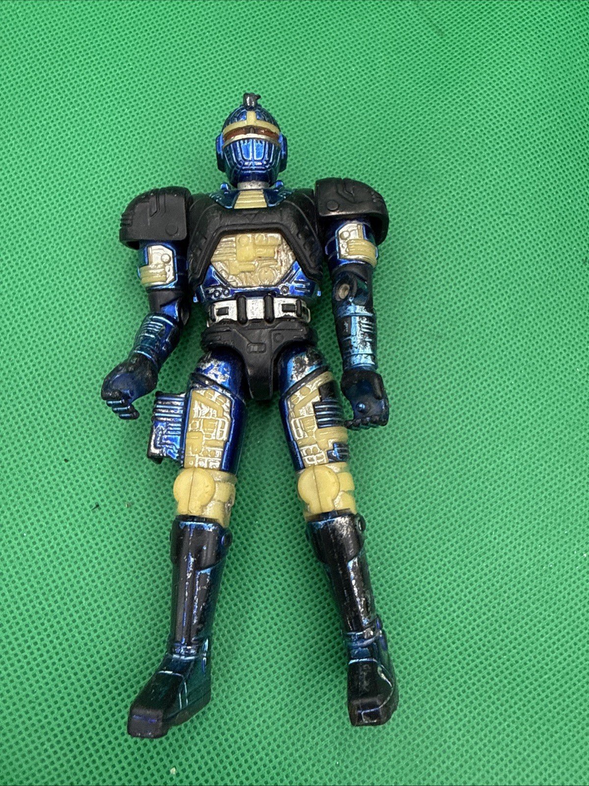 Beetleborgs Blue Stinger AV Bandai Saban's Beetle - Borgs 1996 Toy Figure - toyscardscomics