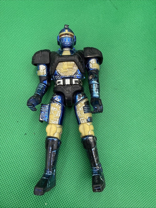 Beetleborgs Blue Stinger AV Bandai Saban's Beetle - Borgs 1996 Toy Figure - toyscardscomics