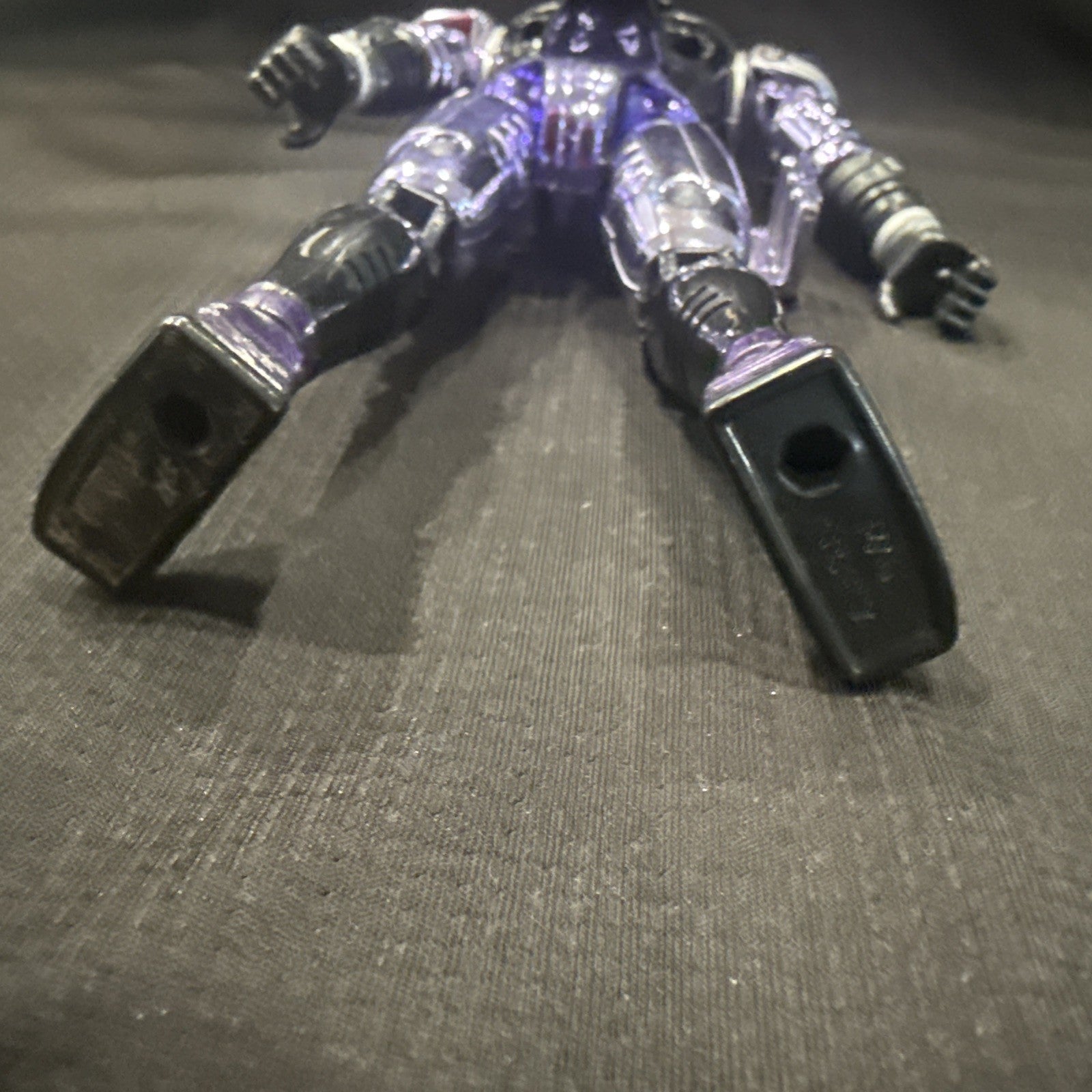 Beetleborgs Metallix Platinum Purple 5.5" Figure Bandai 1997 - toyscardscomics