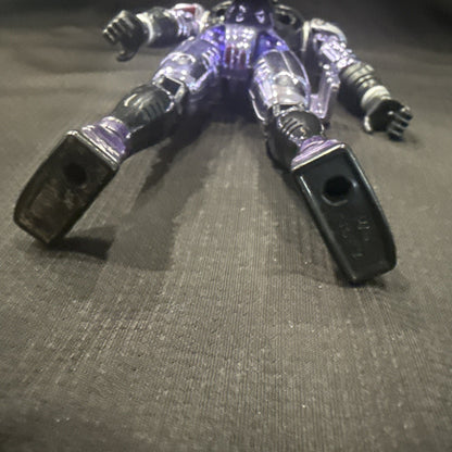 Beetleborgs Metallix Platinum Purple 5.5" Figure Bandai 1997 - toyscardscomics
