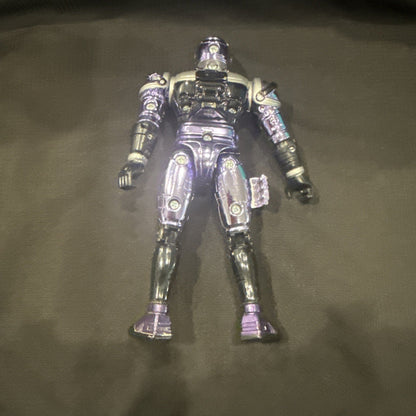Beetleborgs Metallix Platinum Purple 5.5" Figure Bandai 1997 - toyscardscomics