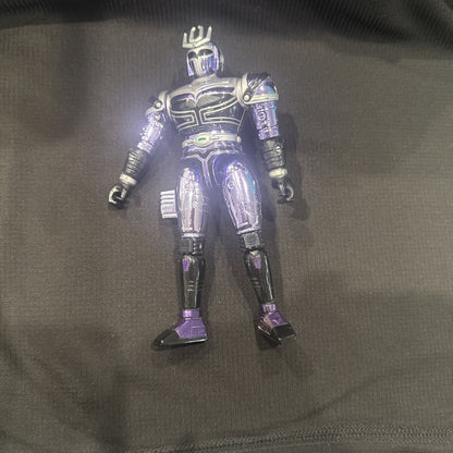 Beetleborgs Metallix Platinum Purple 5.5" Figure Bandai 1997 - toyscardscomics