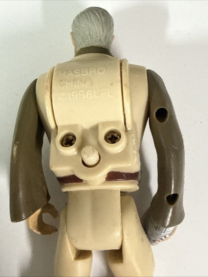 Ben Obi - Wan Kenobi Star Wars Vintage Kenner 1996 - No Saber Toy 4" 16 - toyscardscomics