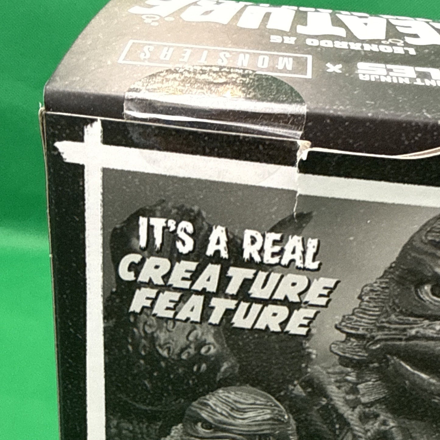 Universal Monsters TMNT Black White Leonardo as the Creature From Black Lagoon