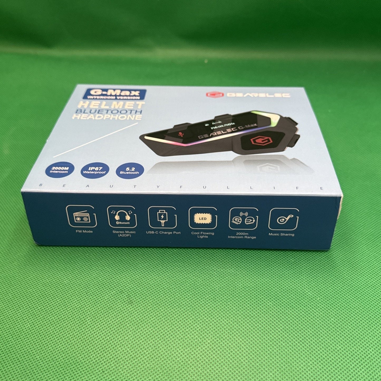 GEARELEC Gmax Motorcycle Bluetooth Headset