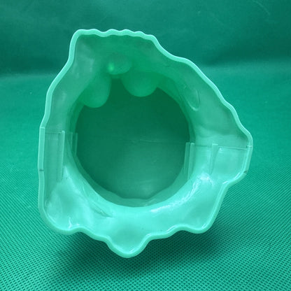 Ice Cream Man "Malevolent Mintstachio" Green Skull Plastic Ice Cream Cone Holder