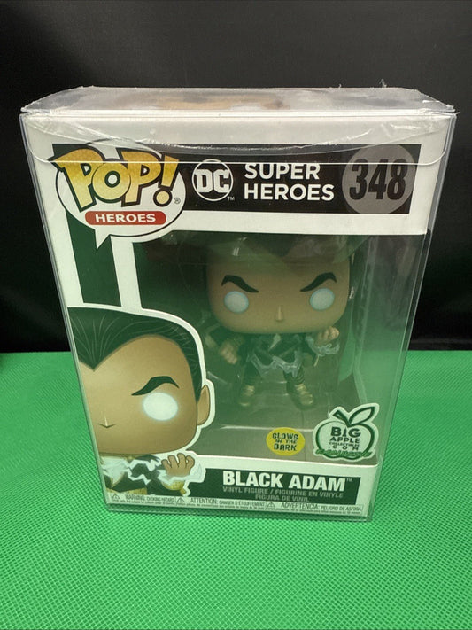 Brand New Funko Black Adam GITD 348 DC Super Heroes Pop Figure - toyscardscomics