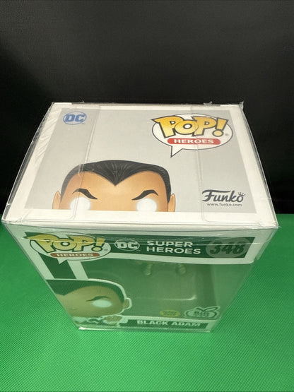 Brand New Funko Black Adam GITD 348 DC Super Heroes Pop Figure - toyscardscomics