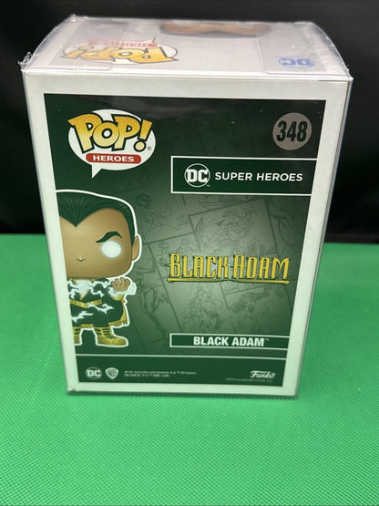 Brand New Funko Black Adam GITD 348 DC Super Heroes Pop Figure - toyscardscomics