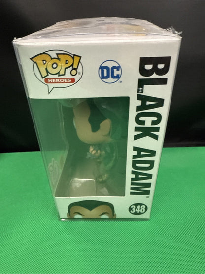 Brand New Funko Black Adam GITD 348 DC Super Heroes Pop Figure - toyscardscomics