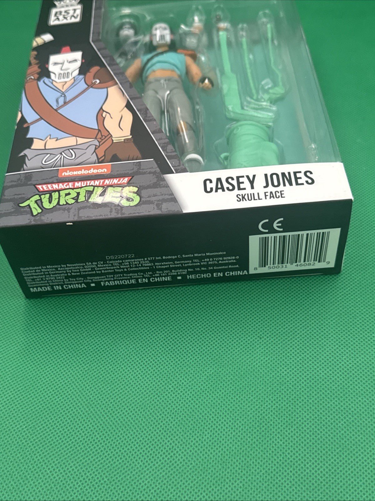 BST AXN TMNT Teenage Mutant Ninja Turtles CASEY JONES Skull Face Action Figure - toyscardscomics