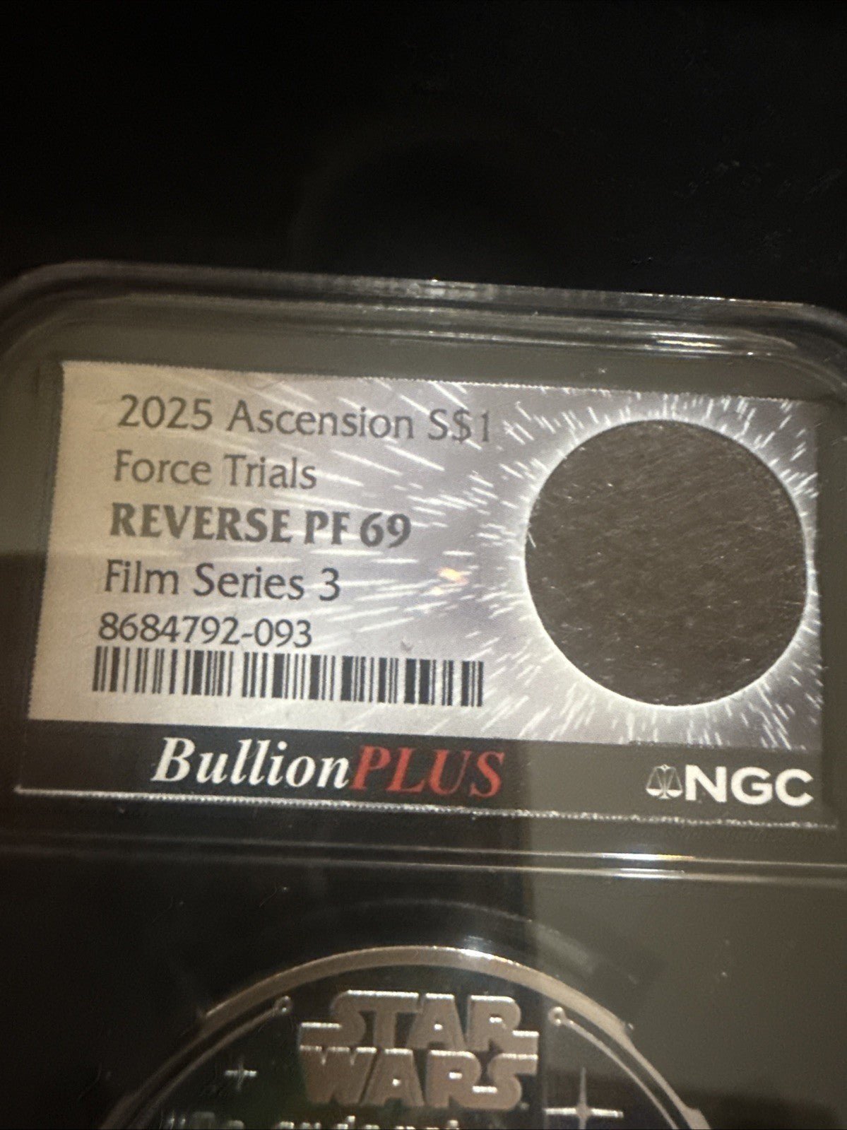 Bullion Plus Film Series 3 - Star Wars - Force Trials - 1oz Silver/Jedi Robe Cut - toyscardscomics