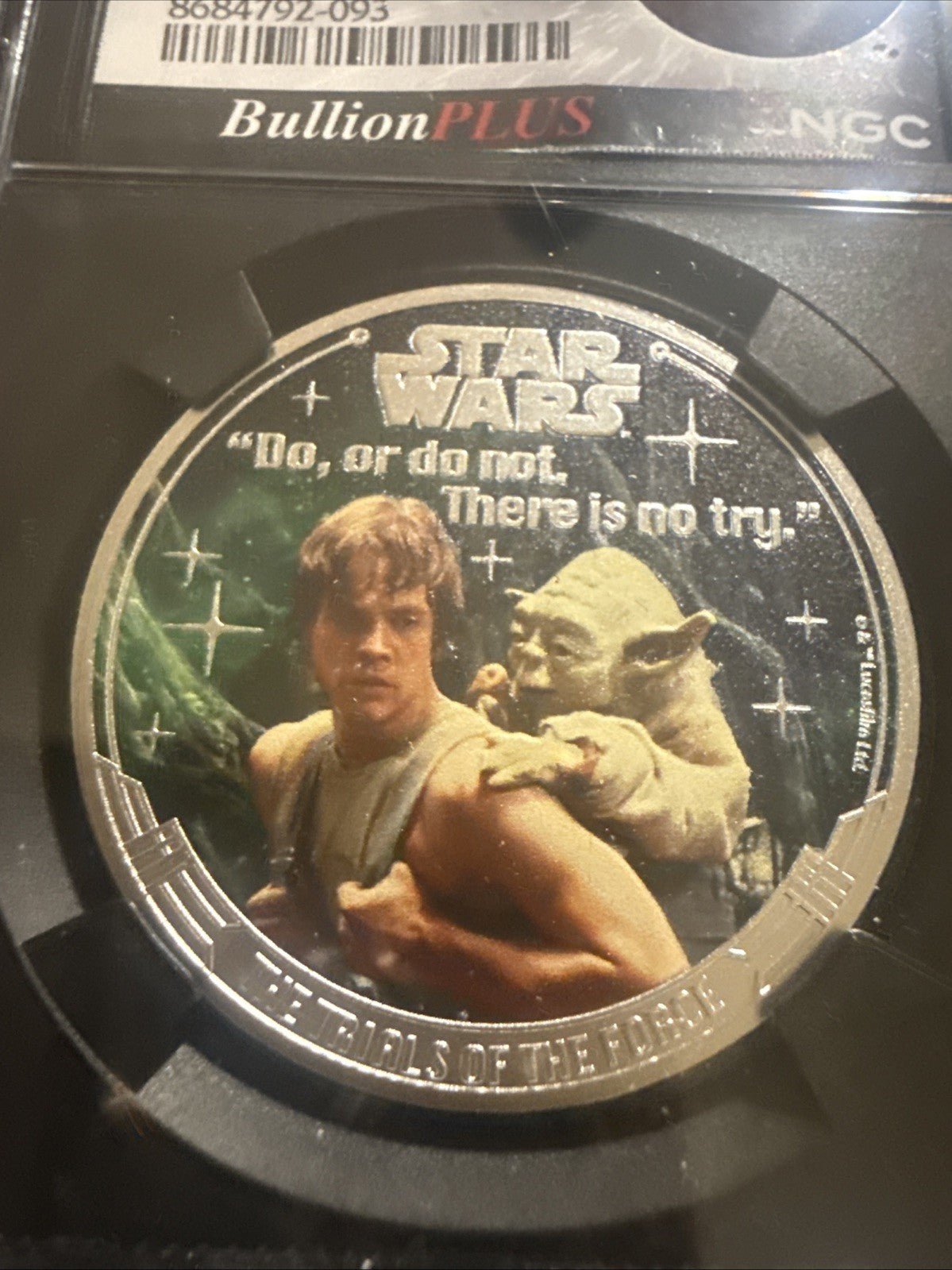 Bullion Plus Film Series 3 - Star Wars - Force Trials - 1oz Silver/Jedi Robe Cut - toyscardscomics