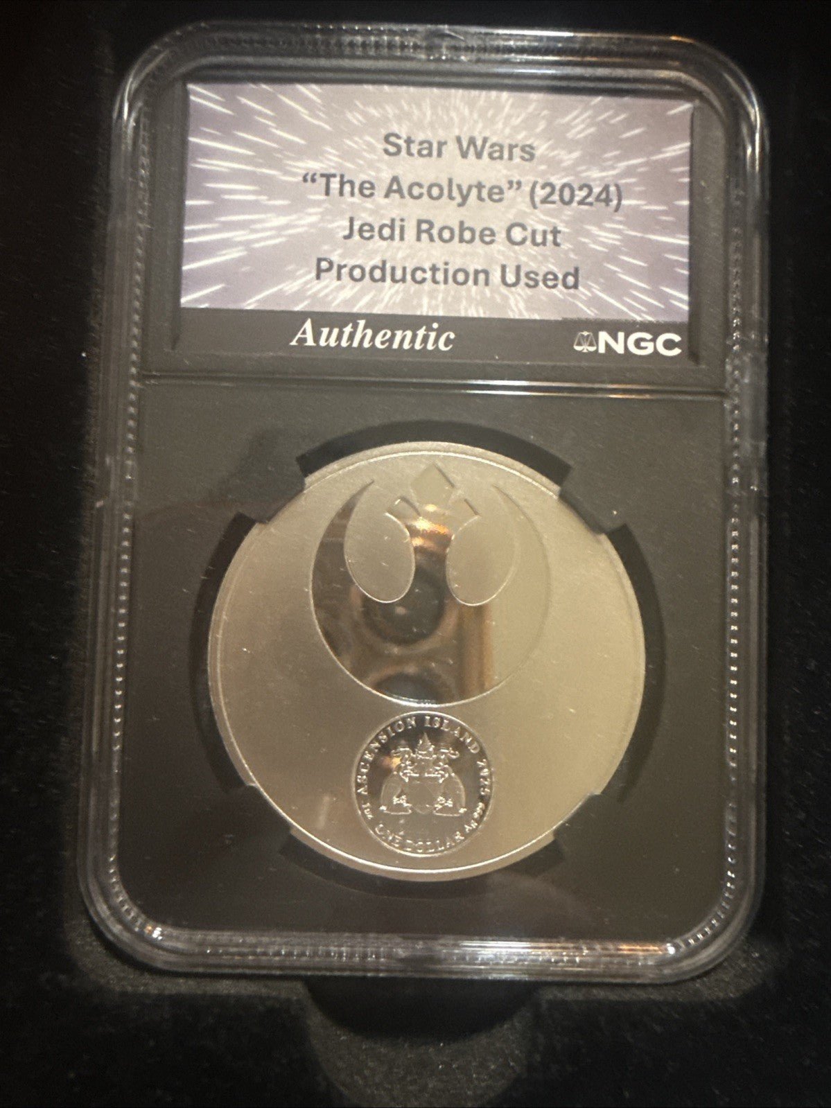 Bullion Plus Film Series 3 - Star Wars - Force Trials - 1oz Silver/Jedi Robe Cut - toyscardscomics