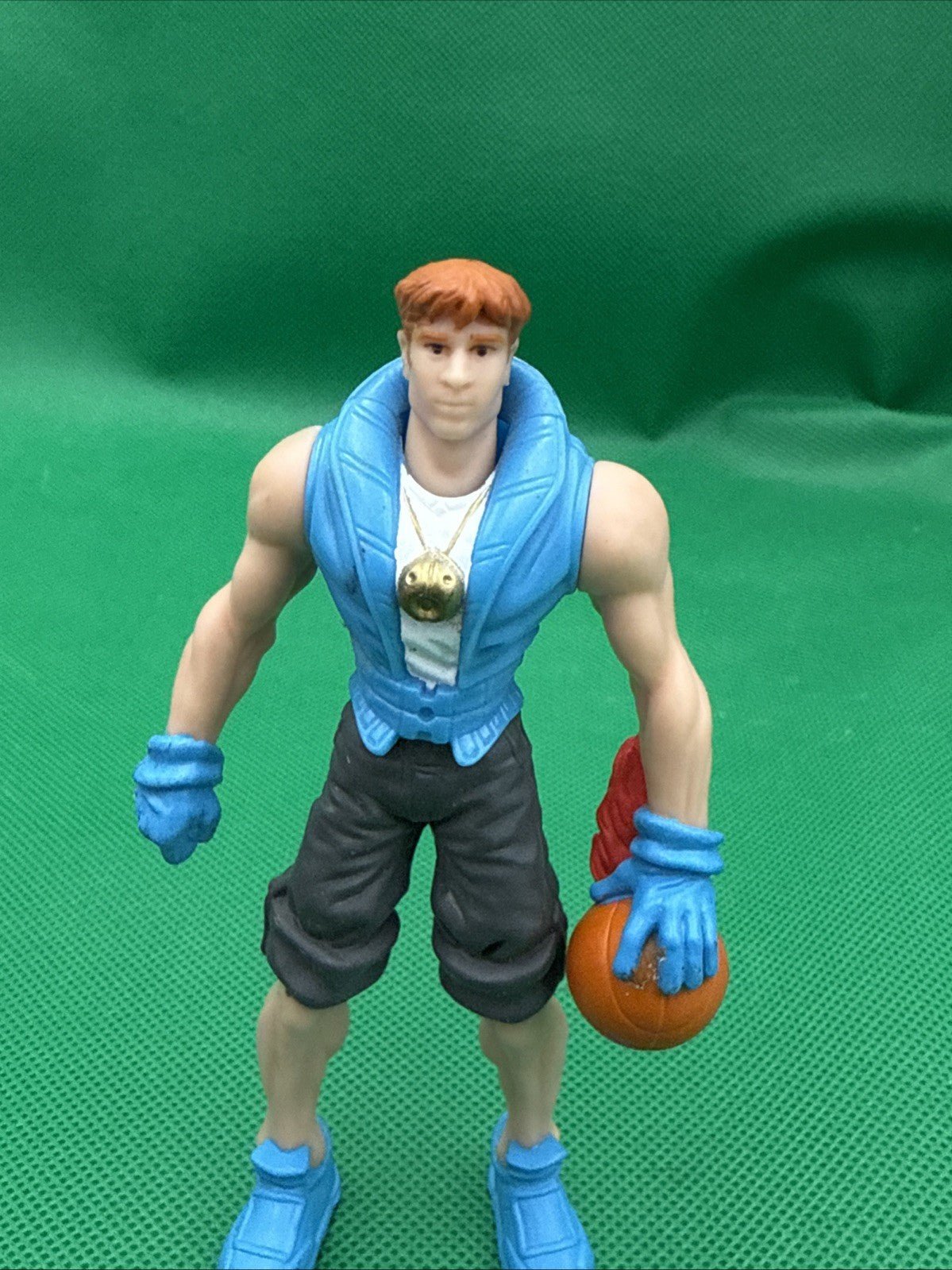 Burger King Backstreet Boys BRIAN Flaming Basketball Figure 2000 Stan Lee Media - toyscardscomics