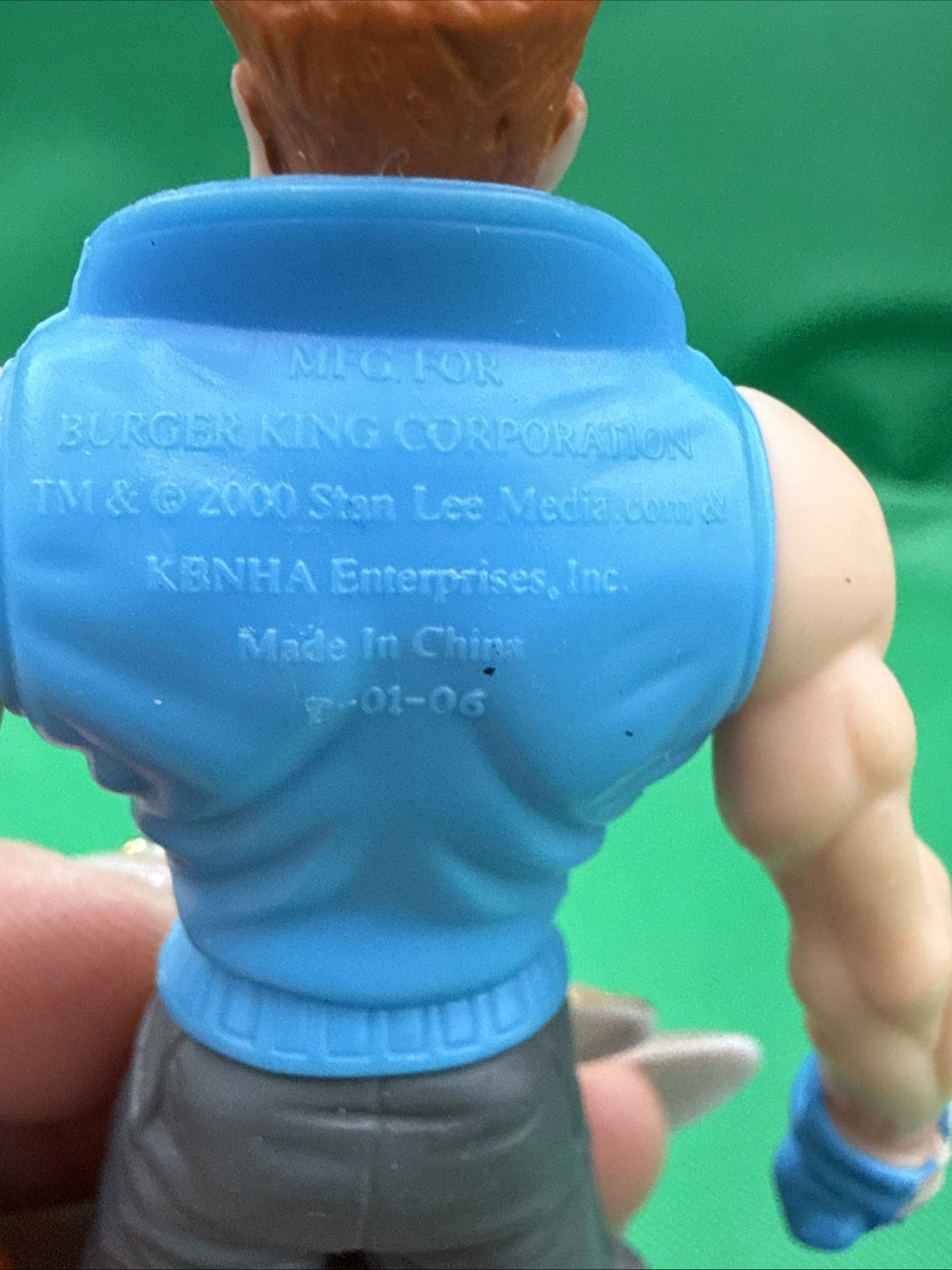 Burger King Backstreet Boys BRIAN Flaming Basketball Figure 2000 Stan Lee Media - toyscardscomics