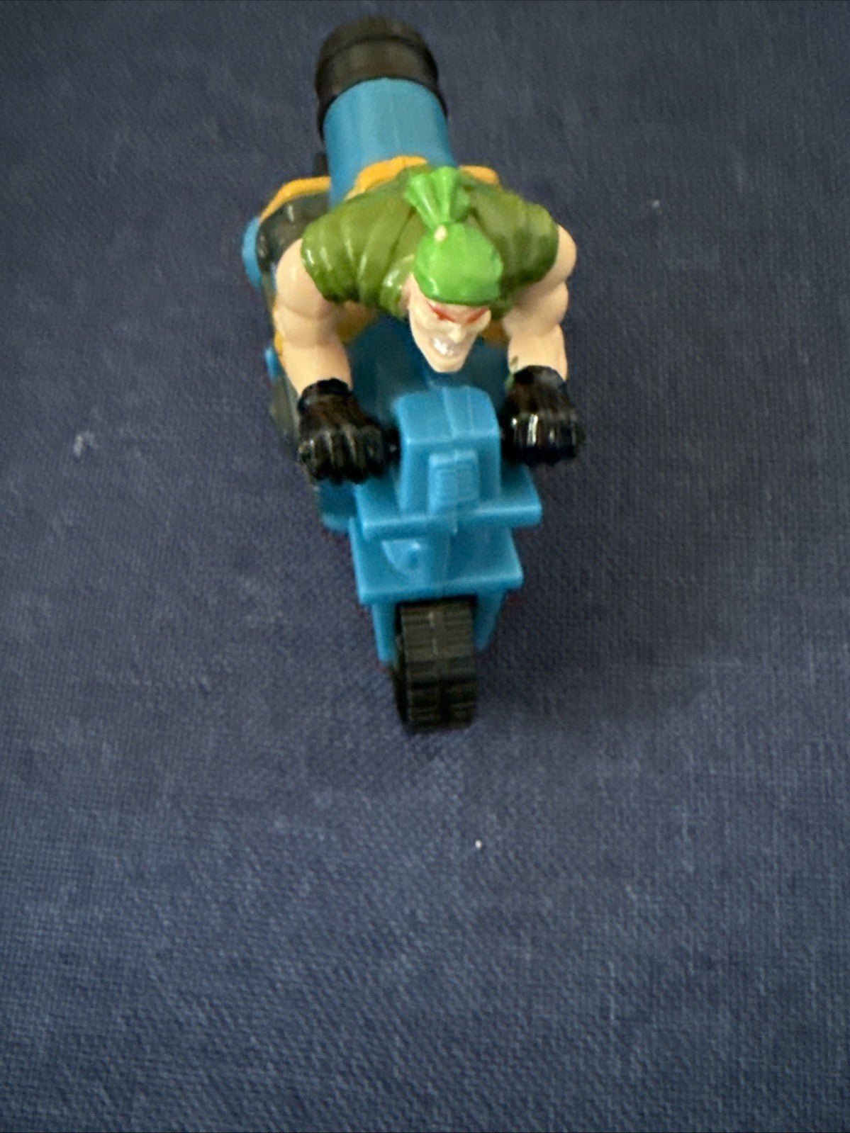 Burger King Kid's Meal Toy Small Soldiers 1998 Nick Nitro on Motorcycle - toyscardscomics