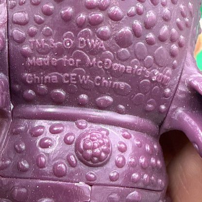 2010 McDonald's Happy meal Dreamworks Purple Gronckle How to train your dragon