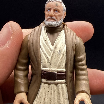 OBI-WAN KENOBI STAR WARS THE POWER OF THE FORCE 4” ACTION FIGURE (1995) TOY
