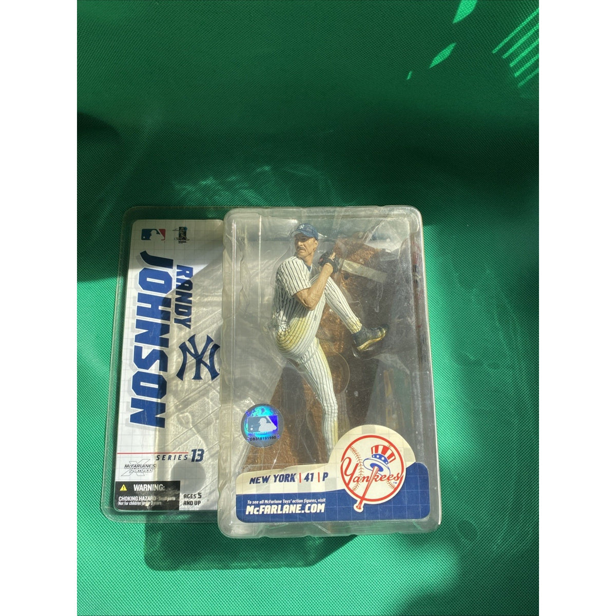 McFarlane Toys MLB Series 13 Randy Johnson NY Yankees Action Figure Bat