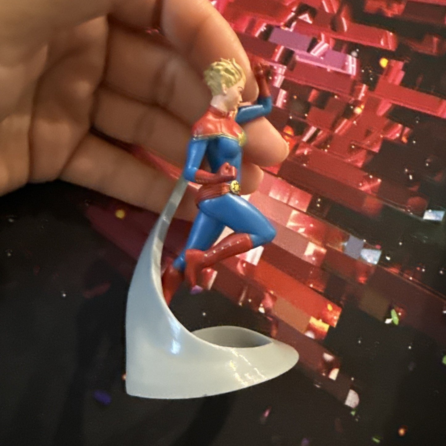 3.5-inch Captain Marvel (Carol Danvers) PVC figurine from the 2015 Marvel...
