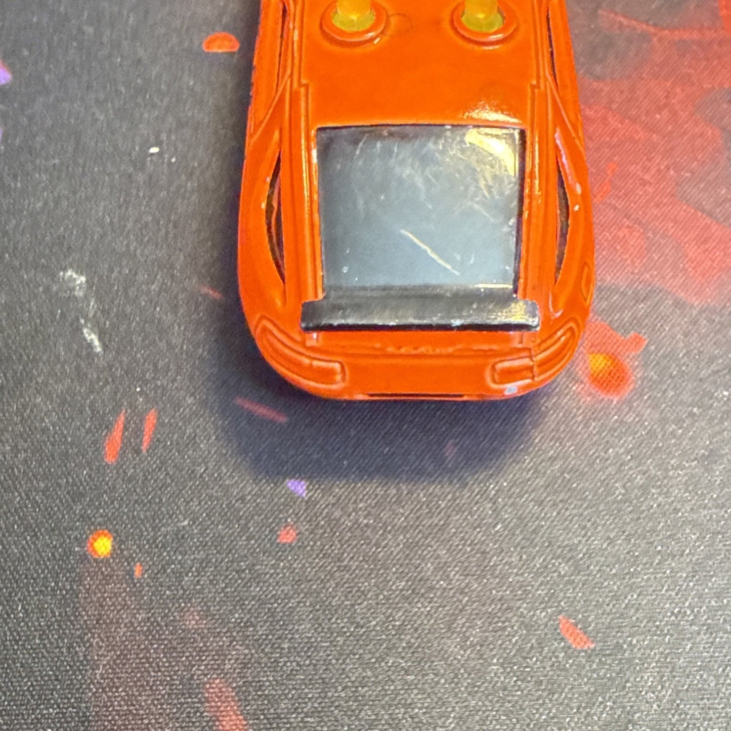 Vintage Sonic Flashers Majorette Pace Car Rare Orange Car Toy