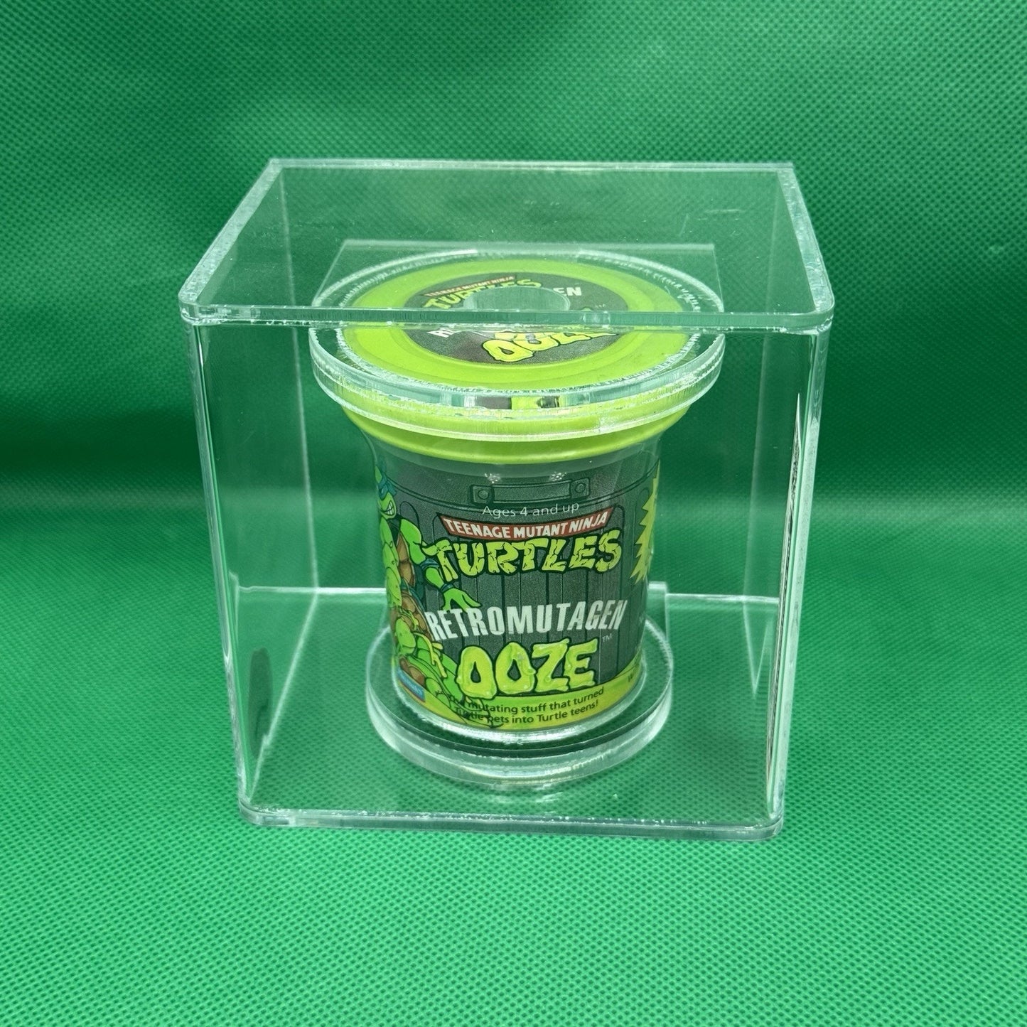 TMNT Retromutagen Ooze Pre-Mutant Turtle Green CAS Graded 85
