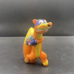 Swiper The Fox Dora The Explorer Mattel Fast Food Premium Toy 2002 Holding Cake