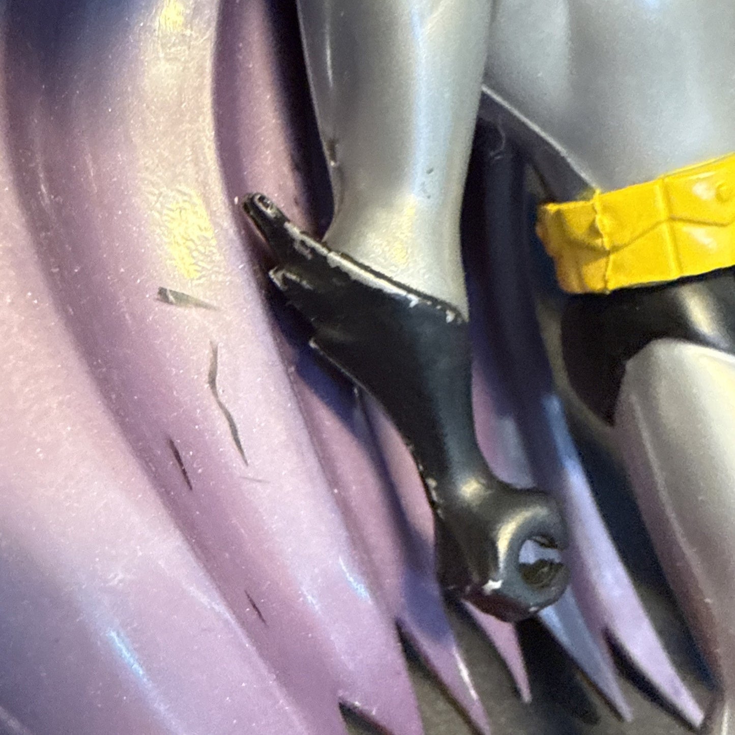 DC Comics Batman 5" Vintage 1998 Figure Kenner Gray Black Suit With Cape