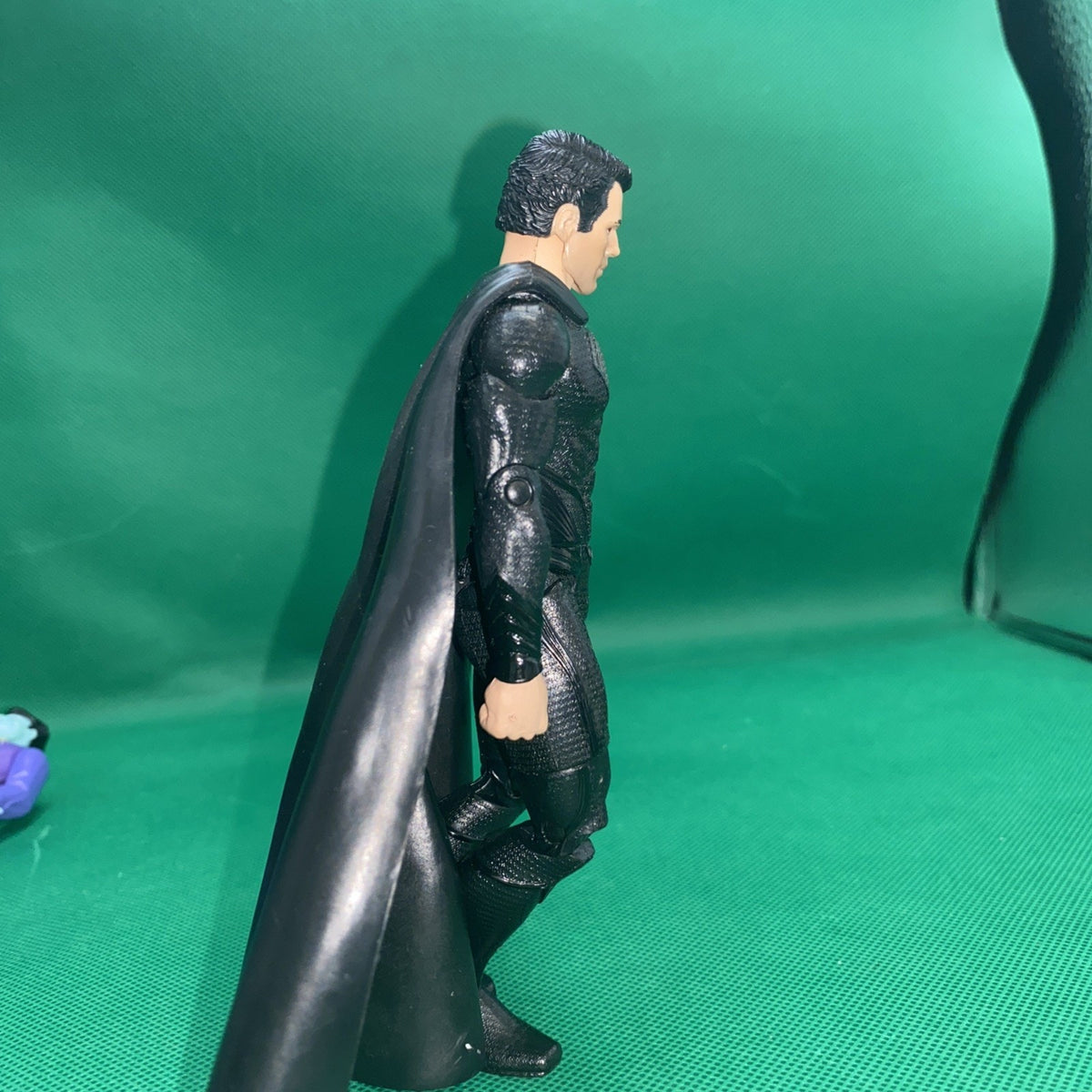 Man of Steel Movie Masters SUPERMAN 6" Black Suit Figure 1/12 JUSTICE LEAGUE