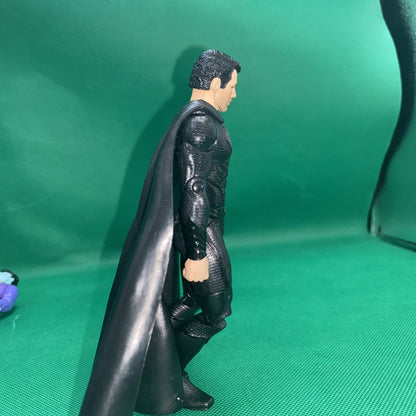 Man of Steel Movie Masters SUPERMAN 6" Black Suit Figure 1/12 JUSTICE LEAGUE