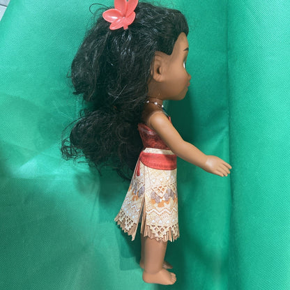 Disney Moana Toddler Doll Jakks Pacific 14 Inch Toy Figure w/ Flower & Necklace