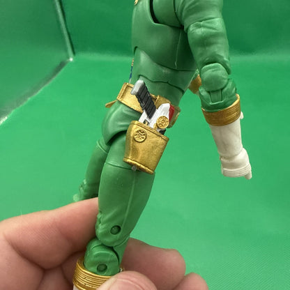 Power Rangers Lightning Collection Zeo Ranger Green 6" LOOSE Action Figure