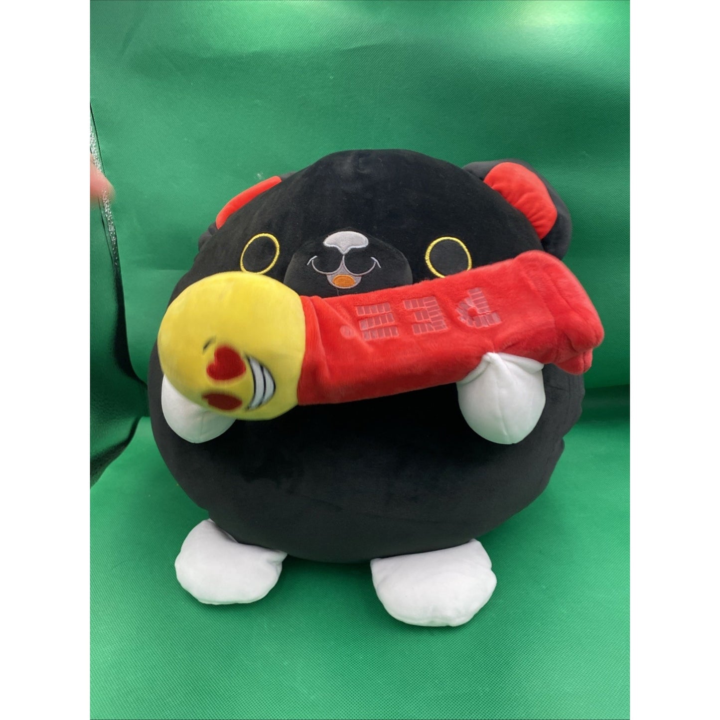 ZURU Snackles “PEZ Candy” LUNA The Black Cat Soft Stuffed Jumbo Toy Sz: 14”