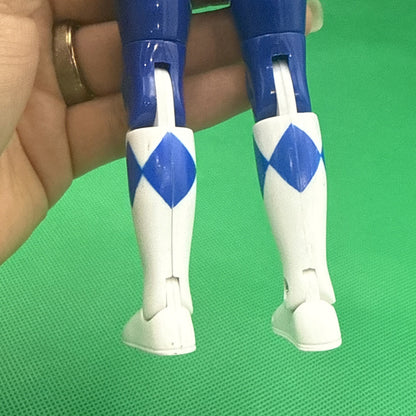 Vintage 1993 Mighty Morphin Power Rangers 8" Action Figure Blue Ranger Bandai