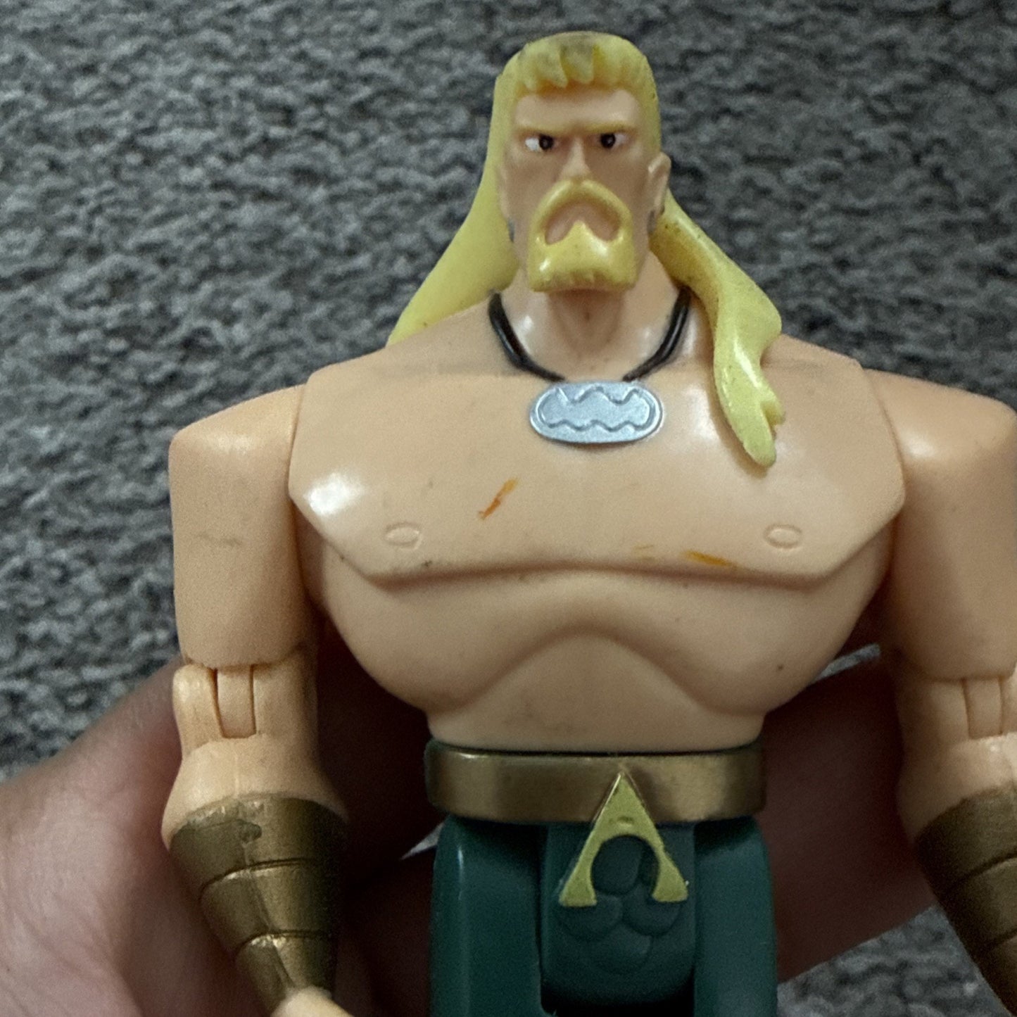 JLU Justice League Unlimited Aquaman 4.5" inch action figure Mattel 2004