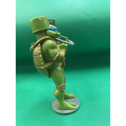 Vintage Teenage Mutant Ninja Turtles Leonardo Keychain Flashlight TMNT 2003