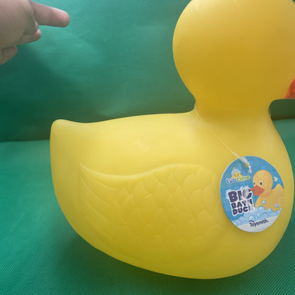 Jumbo Toysmith Yellow Rubber Duck Toy 8.5” x 9” x 6” Bath time Toy Giant Ducky