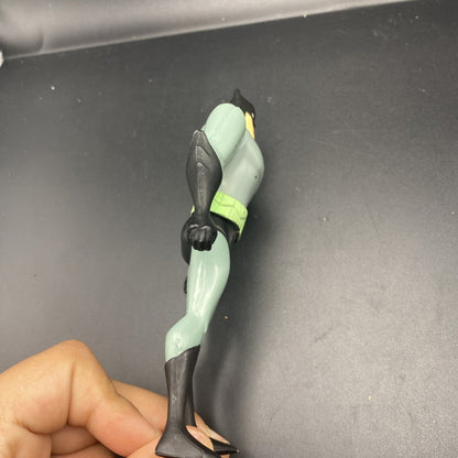 DC Comics Batman Animated Series Action Figure Gray Black Green Belt Bent Foot.