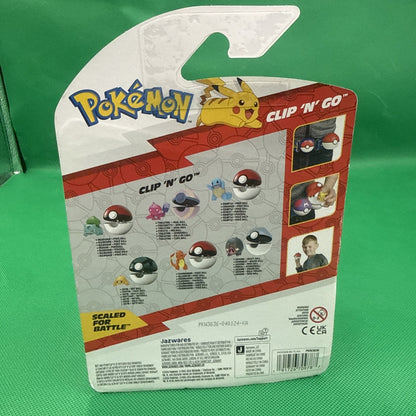 Pokémon Jazwares Battle Ready BRAND NEW Clip N Go Squirtle + Poke Ball Set