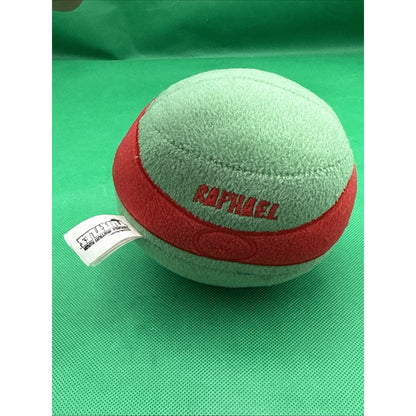 TEENAGE MUTANT NINJA TURTLES RAPHAEL HEAD BALL 5" Plush Stuffed Animal Toy